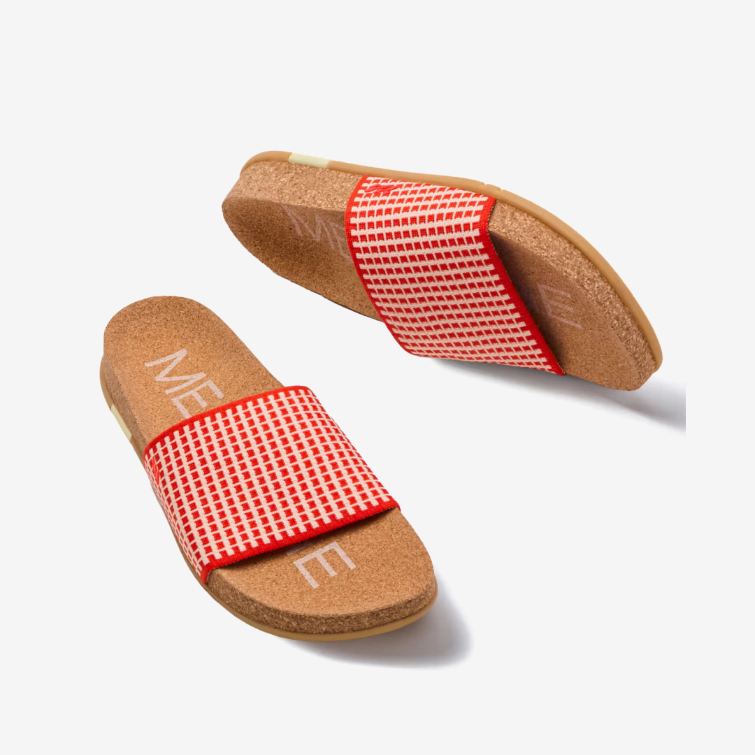 Mullen Gingham Slide - Robin