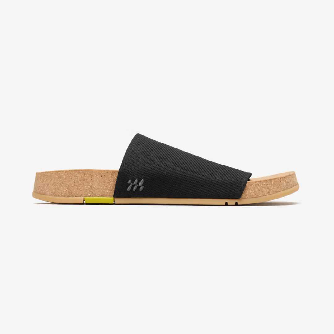 Showcasing the side view of Shaw Classic Slide in Black