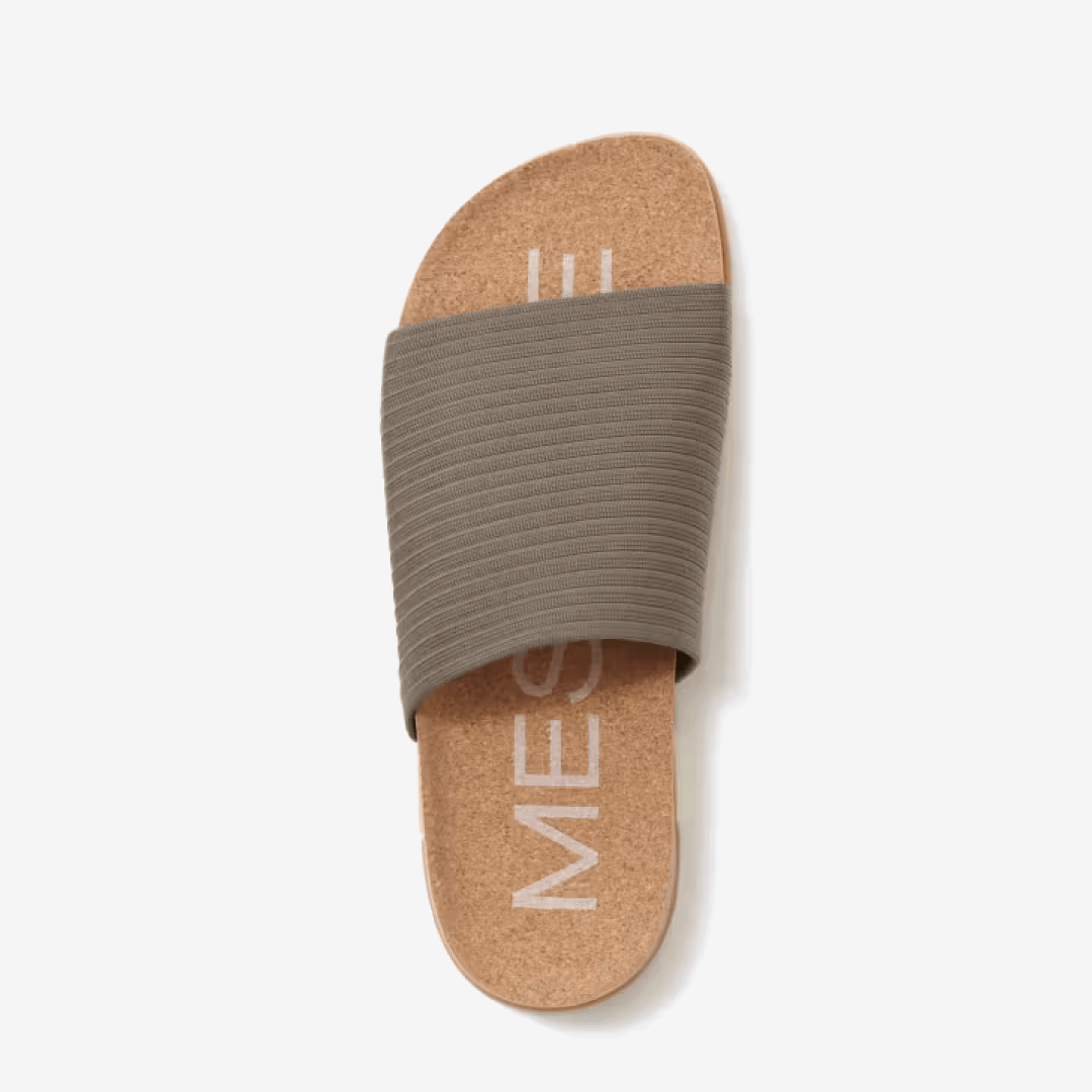 Showcasing the top view of Shaw Ripple slide in Stone