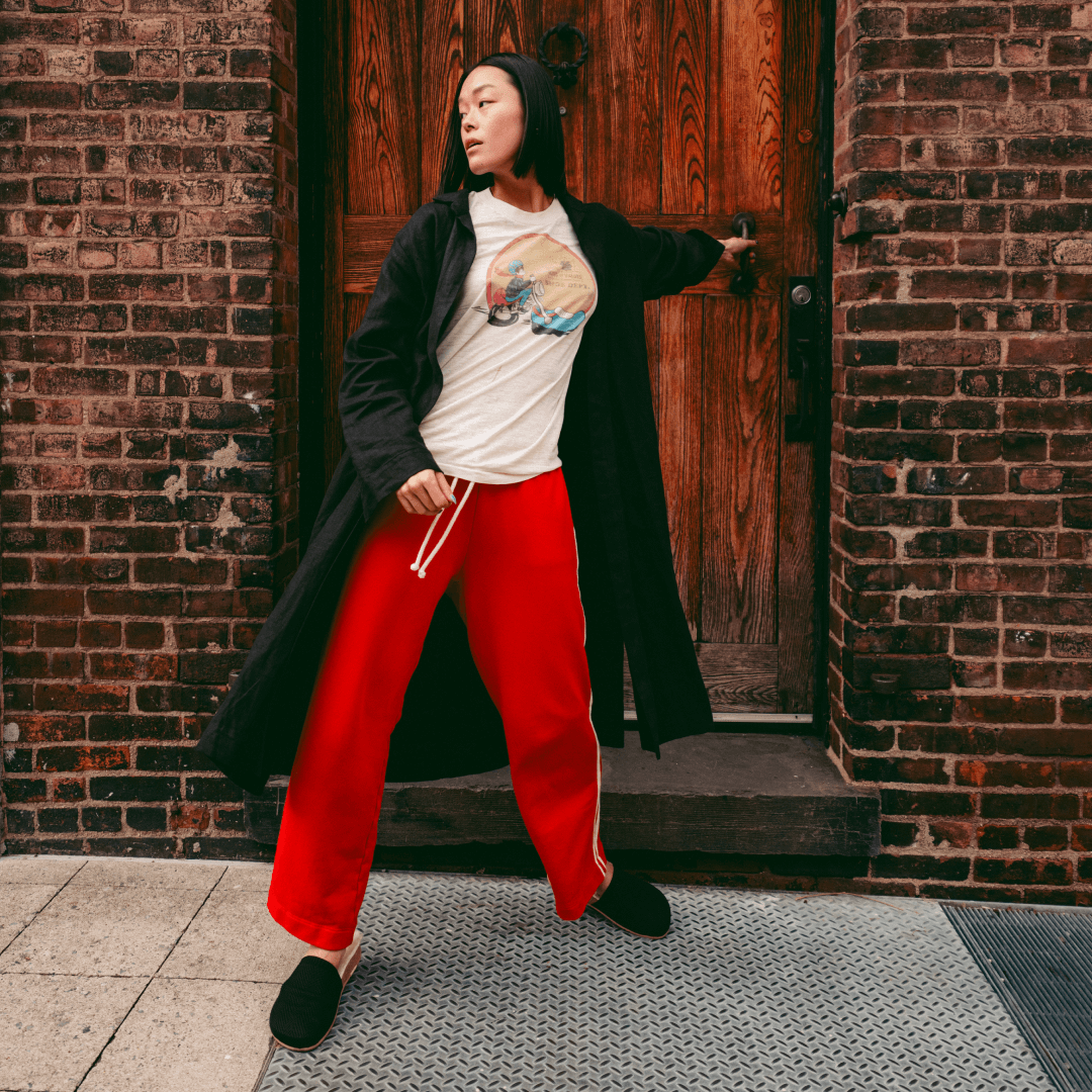 Cozy Chevron Grandpa Mule - Onyx Vee