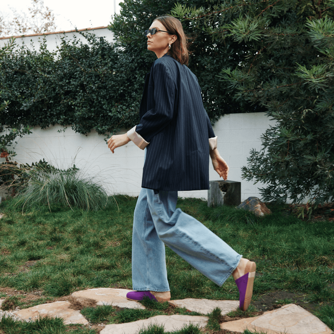 Henning Classic Mule - Violet