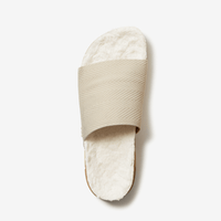 Cozy Chevron Shaw Slide - Créme Vee