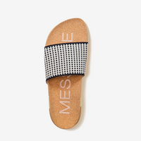 Mullen Gingham Slide - Puffin