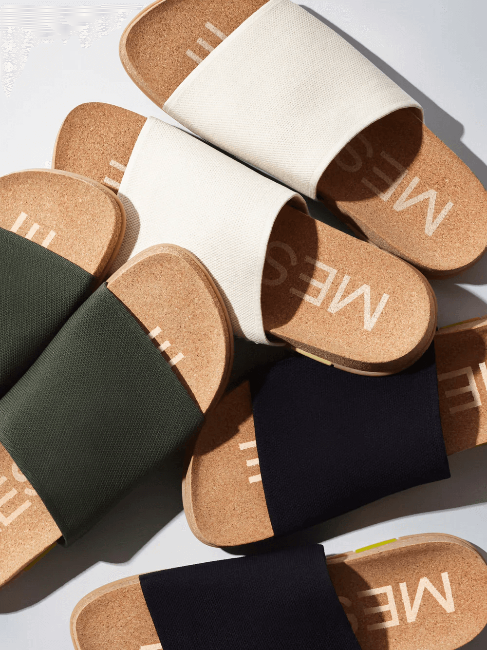 A collection of Message Shaw classic barecork slides